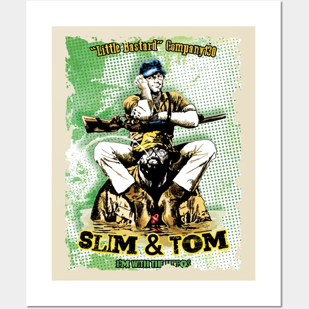 Slim&Tom Wall Art by LittleBastard